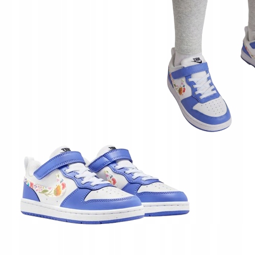 Buty Dziecięce Sportowe Nike Court Borough Low Fl (ps)