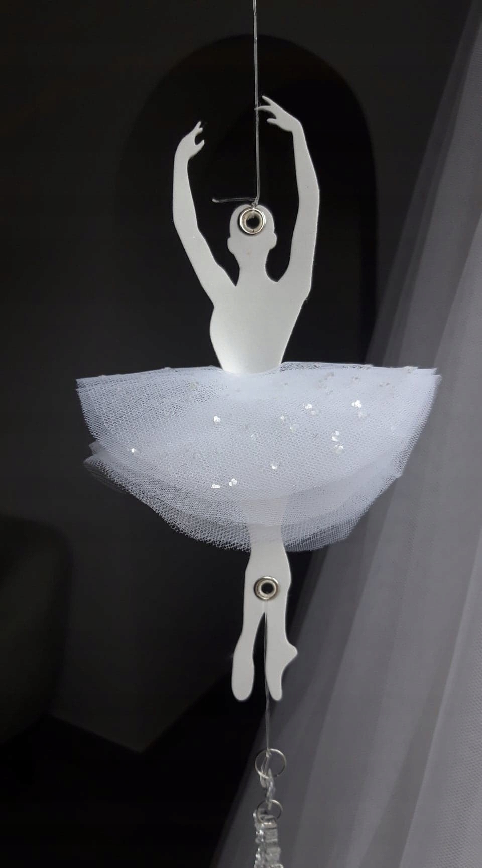 DEKORACJA OKNA BALETNICA SERDUSZKO