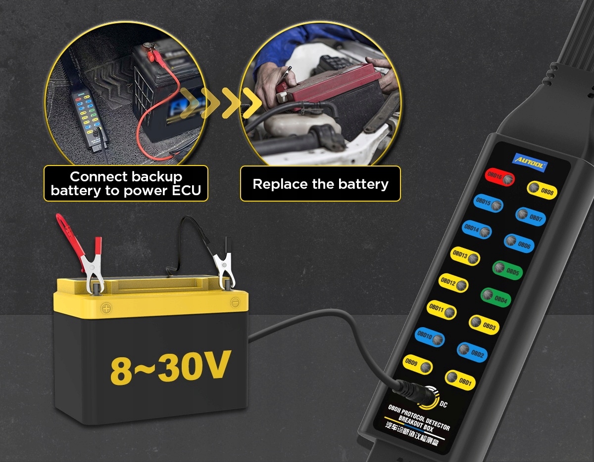 TESTER PROTOKOŁÓW DIAGNOSTYCZNYCH MIERNIK OBD2 OBD Marka Autool