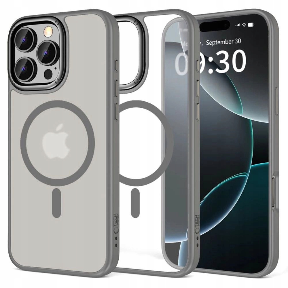 Etui Tech-Protect MagEdge MagSafe na iPhone 16 Pro Max tytanowe