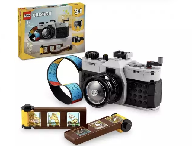 Lego Creator 3v1 31147 Fotoaparát V Retro Stylu Kamera Televizor