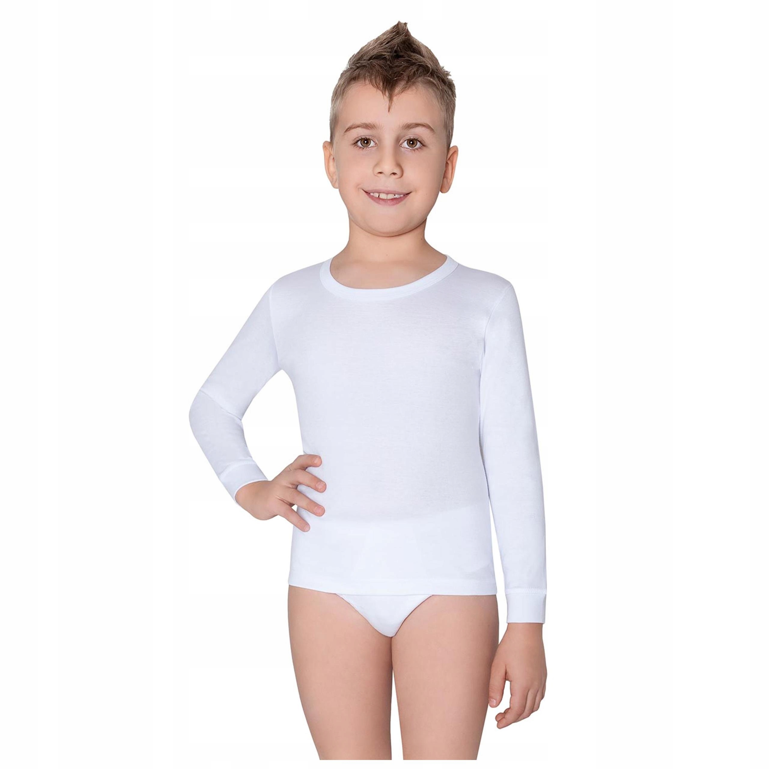 POLSKI PODKOSZULEK CHŁOPIĘCY WADIMA 140 BIAŁY