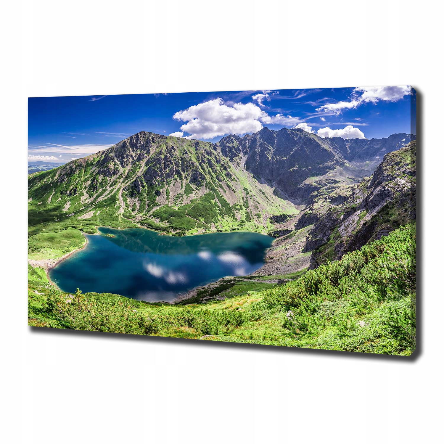

Foto obraz na płótnie Czarny staw Tatry 100x70 cm