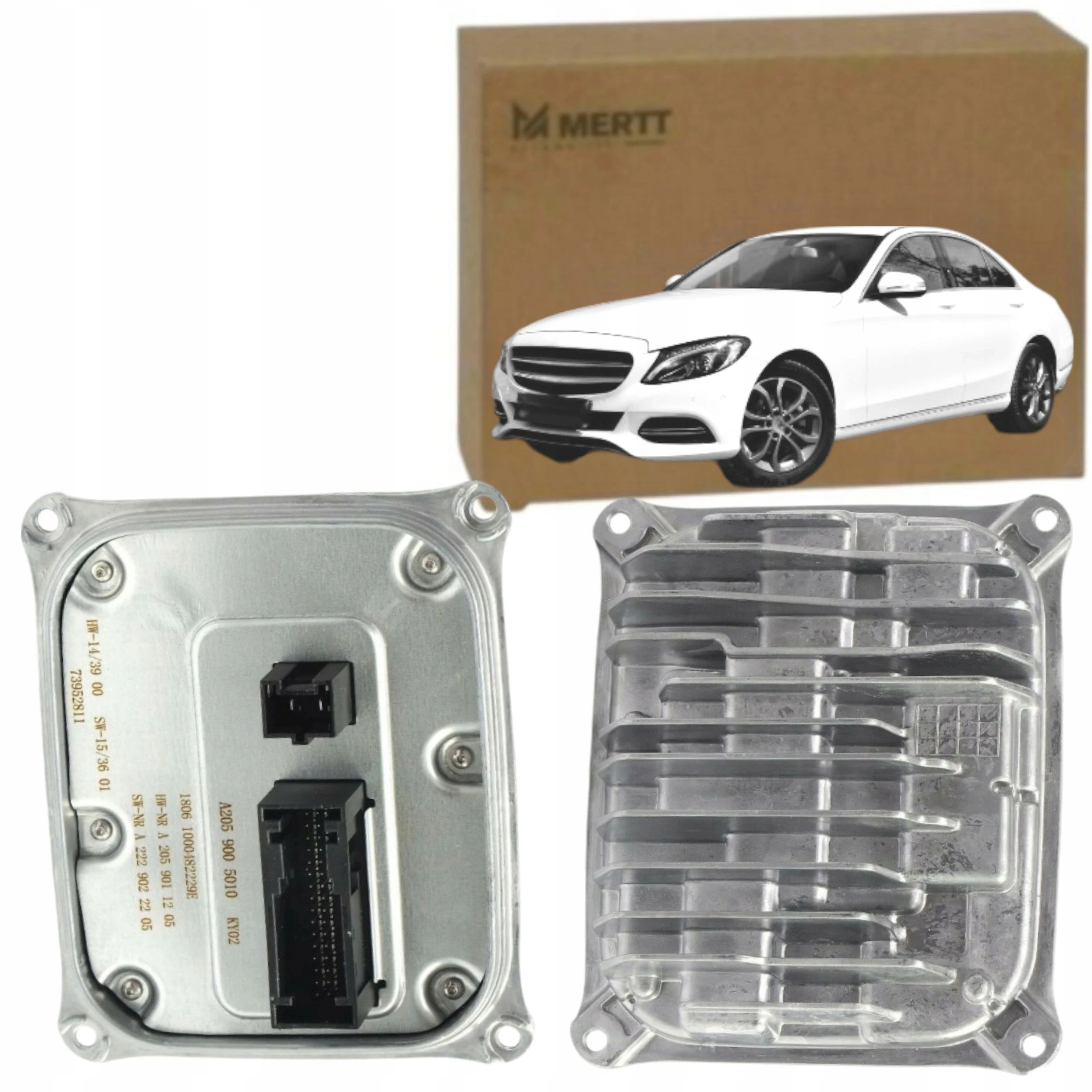 Mercedes W205 Měnič Napětí napětí Led světel Modul A2059005010