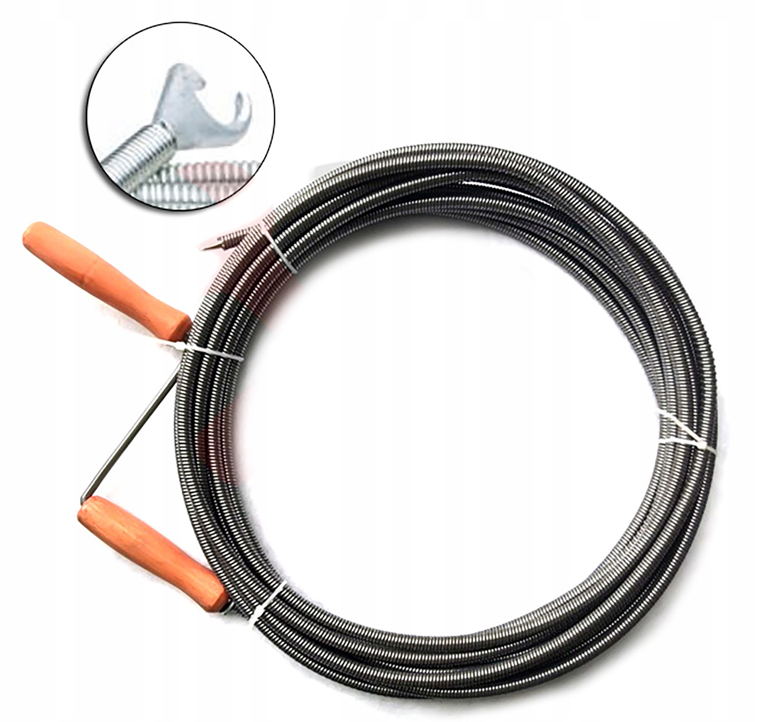 Spirala Kanalizacyjna Do Rur Żmijka Sprężyna do przepychania Polska 20m