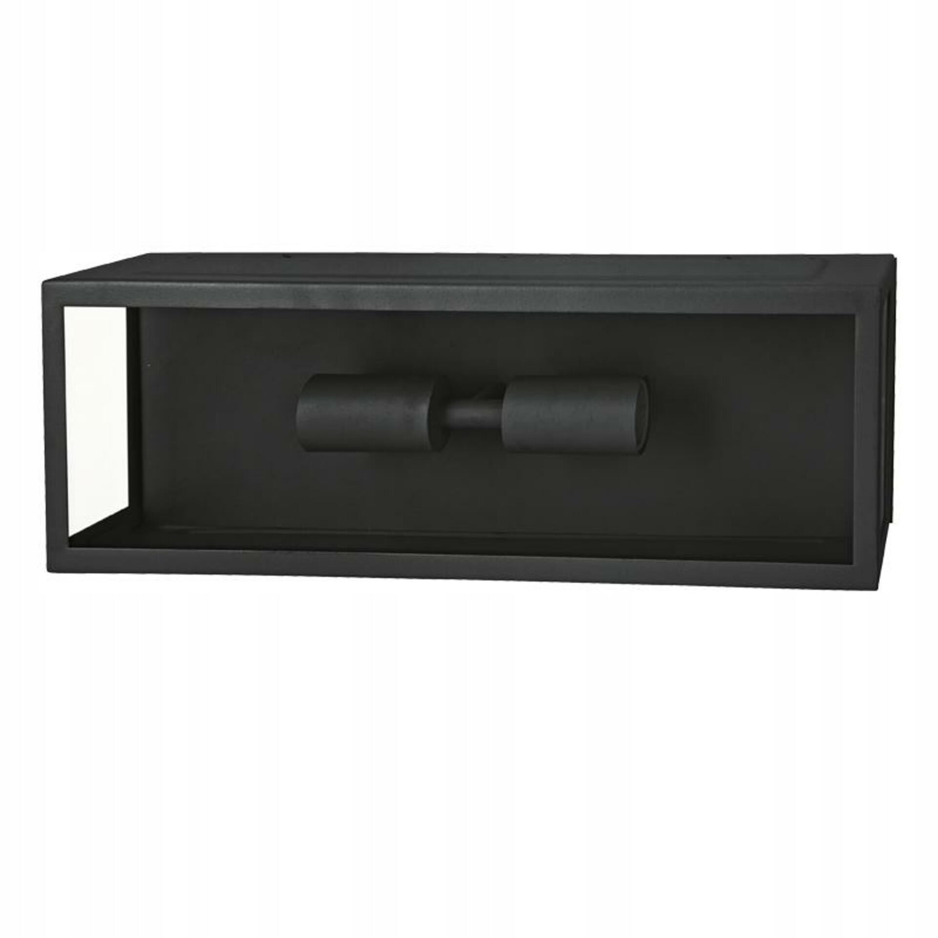 Aca Lighting Venkovní nástěnné svítidlo Celia max. 60W/2xE27/230V/IP44, čer