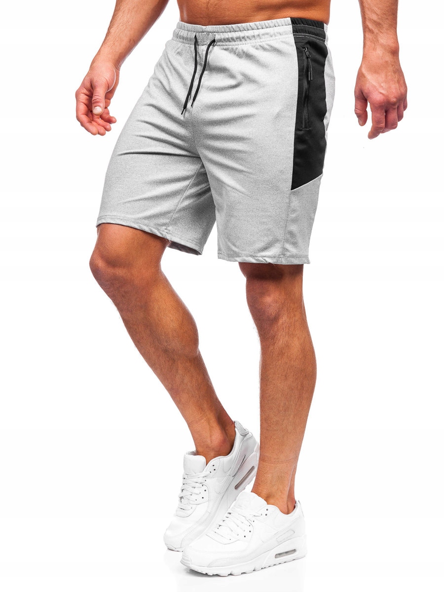 

Spodenki Dresowe Męskie Szare 68026 DENLEY_2XL