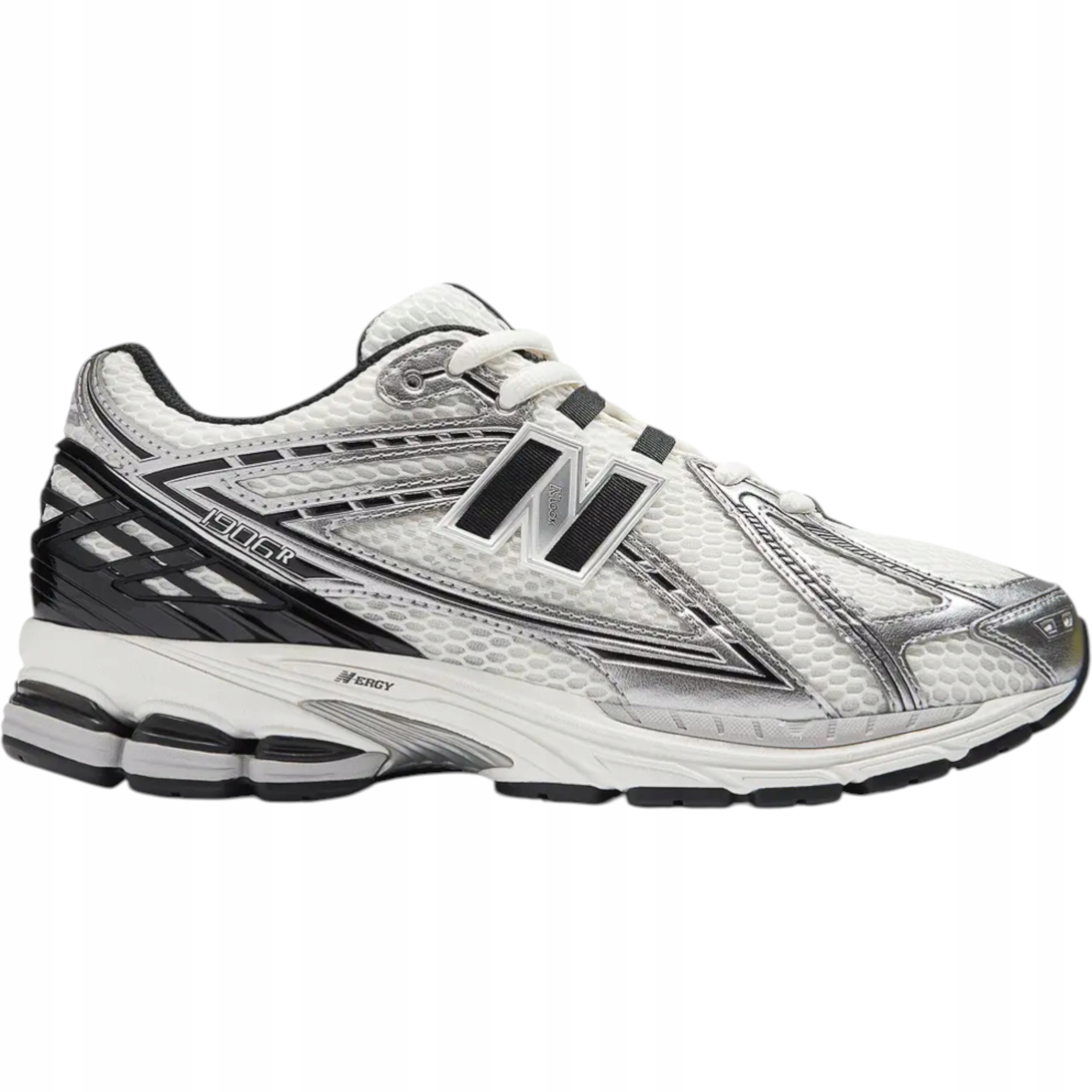 Unisexové boty New Balance 1906R M1906RER stříbrné, bílá síťovina 44.5