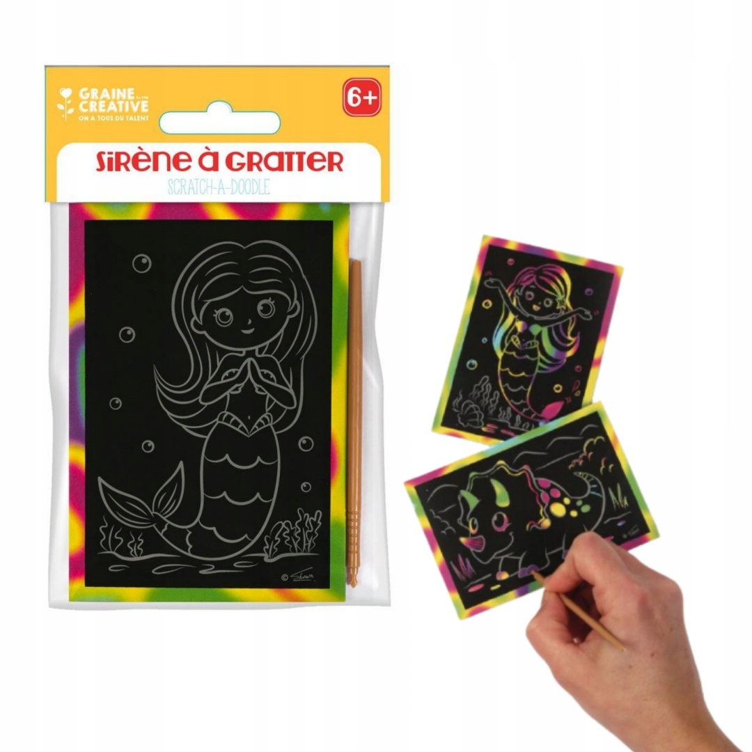 

Zestaw Do Wydrapywania 4 Obrazki Z Syrenkami