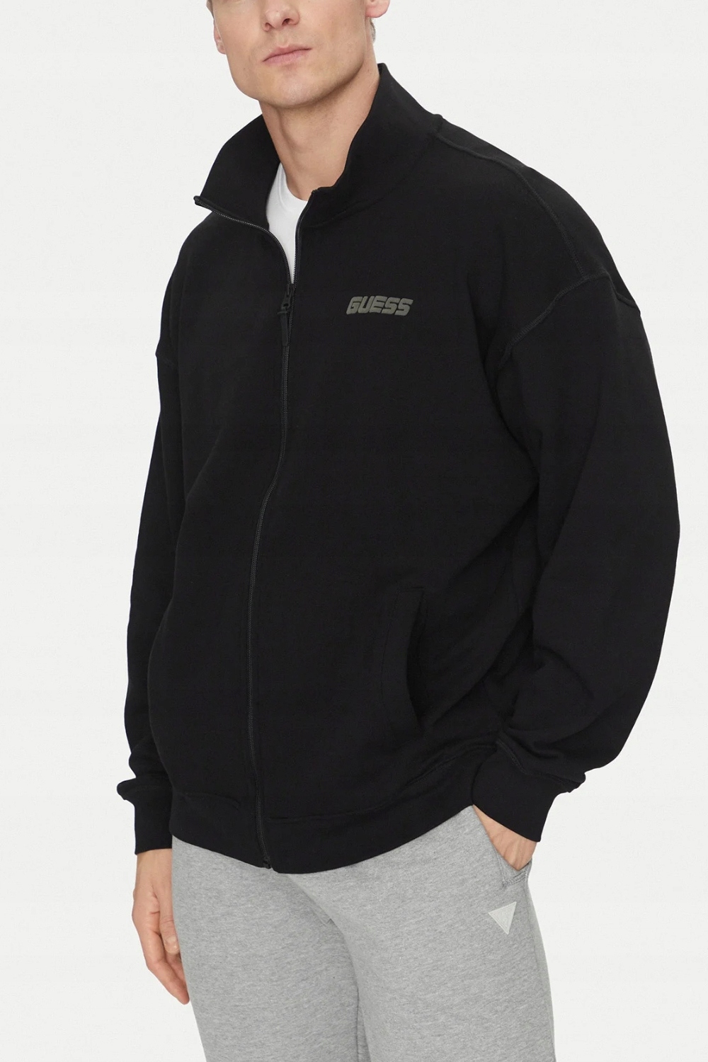 Guess Černá pánská mikina Emis XXL