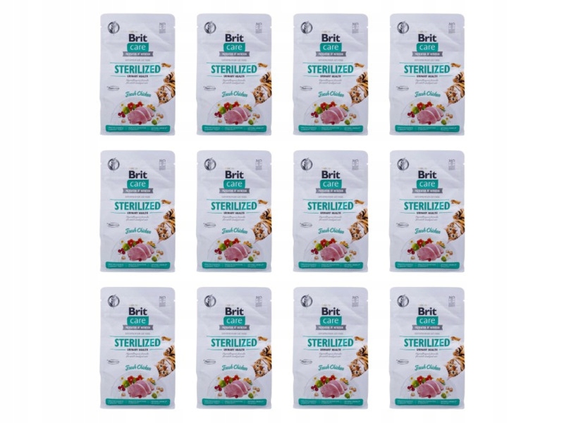 Karma dla kota Brit Care Sterilized Urinary Kurczak 12 x 400 g