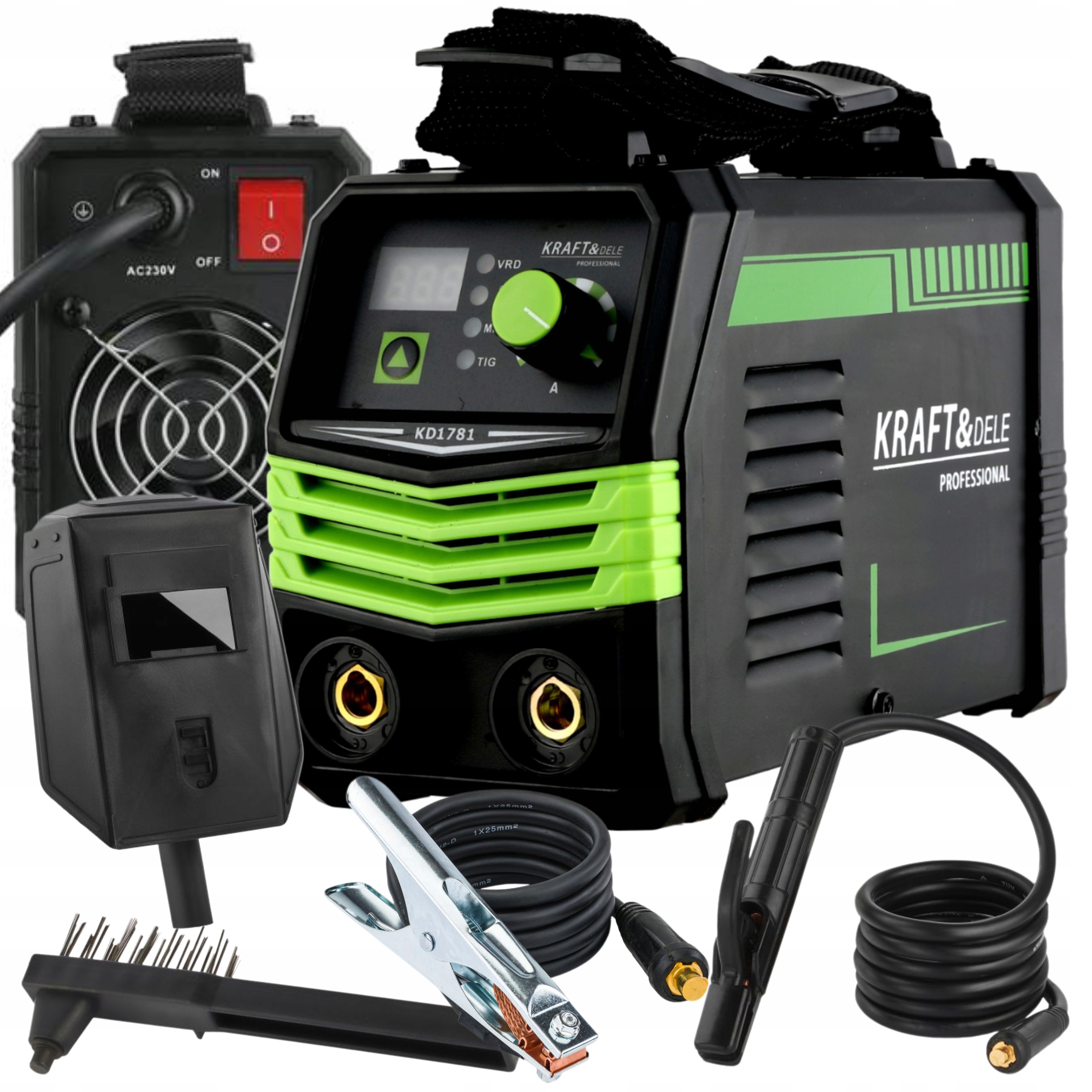 Kraft&dele Invertorová Svářečka 330A Mma Tig Lift Vrd KD1781