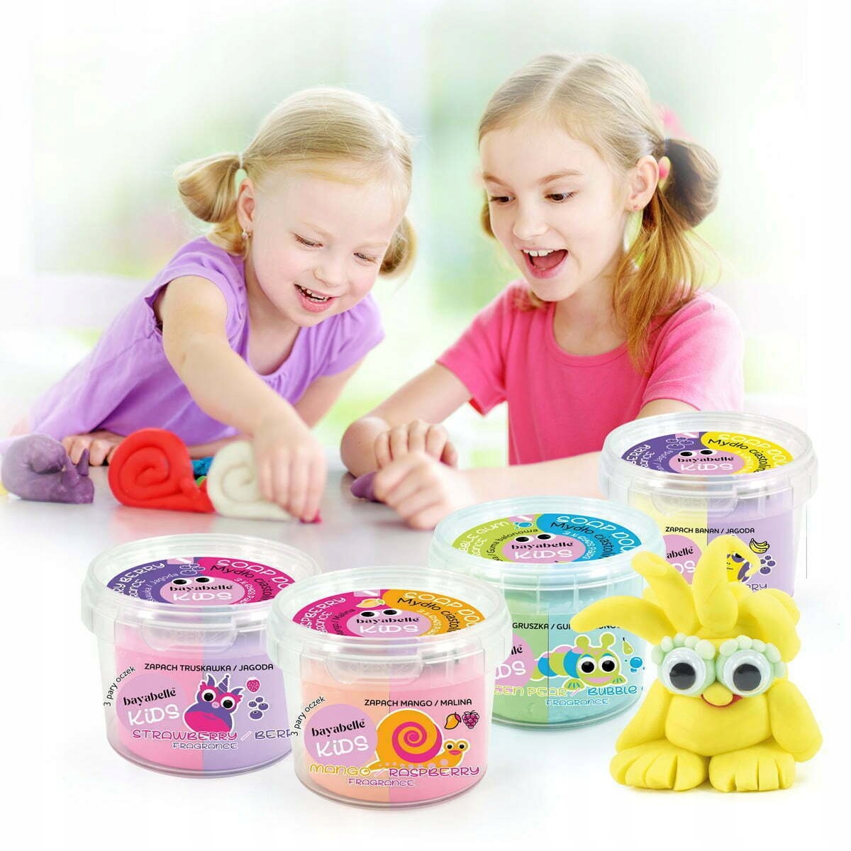 BAYABELLE KIDS - Ciastolina DUO Gruszka / Guma bal Marka inna marka