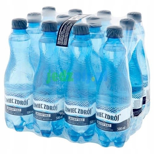 Levně Żywiec Zdrój Zdrojová voda silný plyn 12 x 500 ml