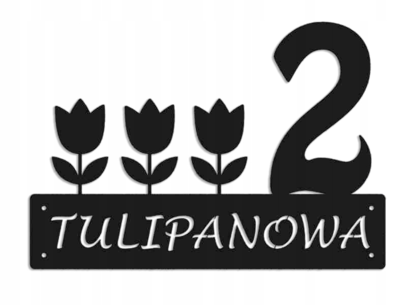 Číslo Na Dom 60 cm Tabuľa Adresa Ocel 2 mm Grafika 5675