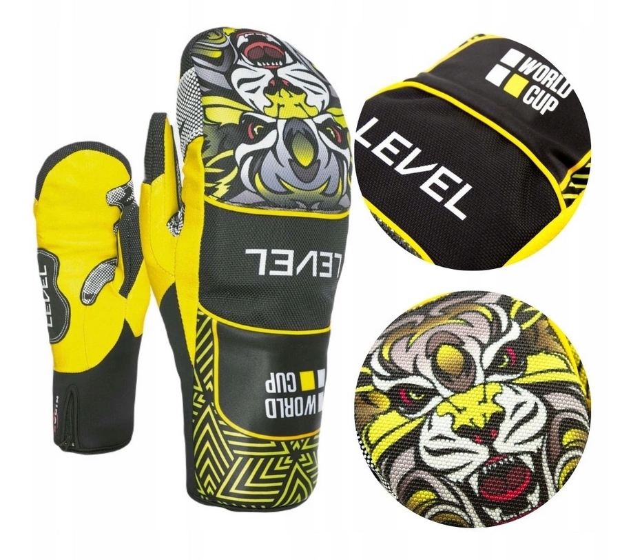 Rękawice Level Race Speed Mitt męskie narciarskie zimowe skóra r. S/m