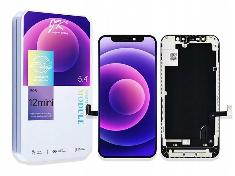 Displejový modul Jk pro Apple iPhone 12 mini, černý