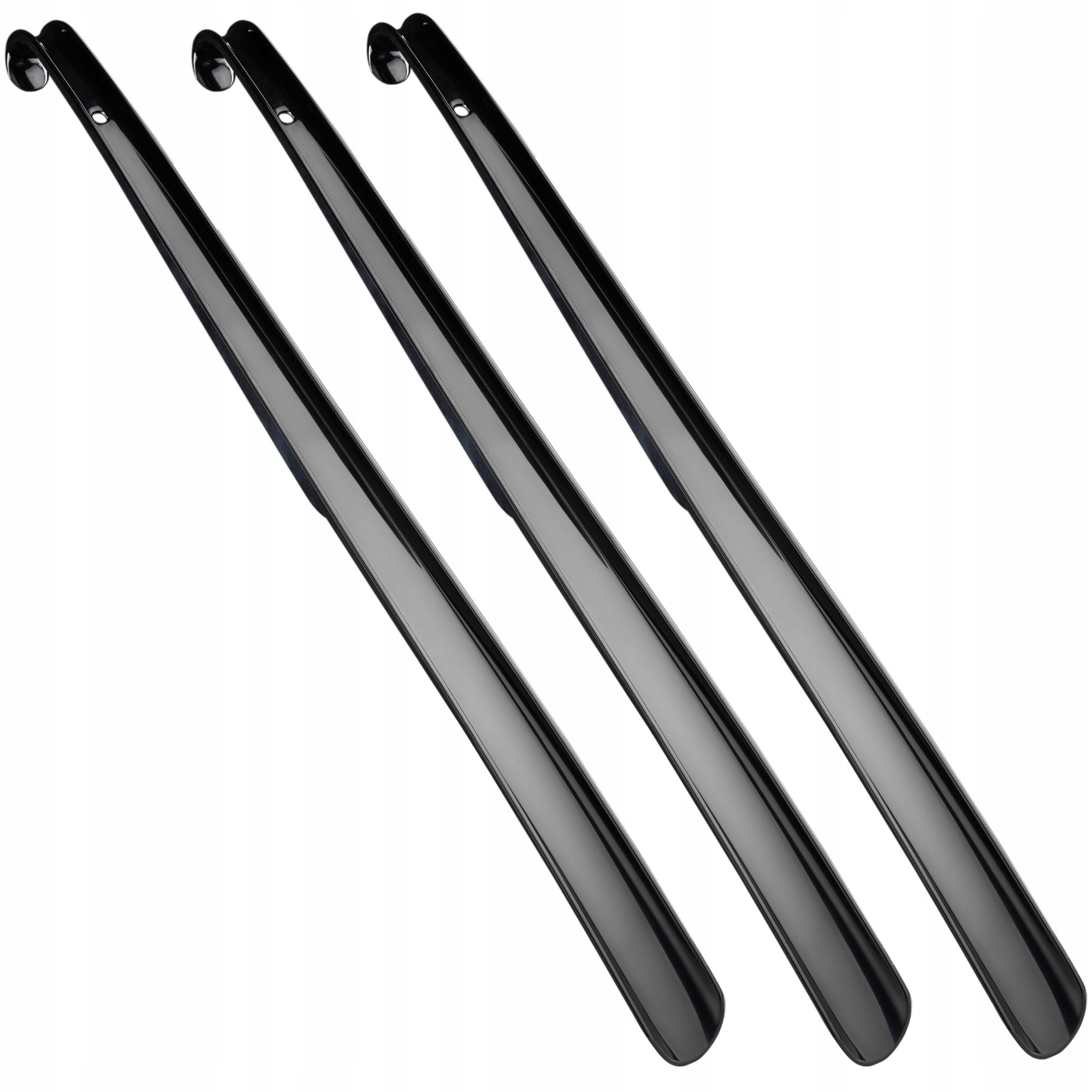 

3x Łyżka do Obuwia Butów Czarna Plastikowa Długa