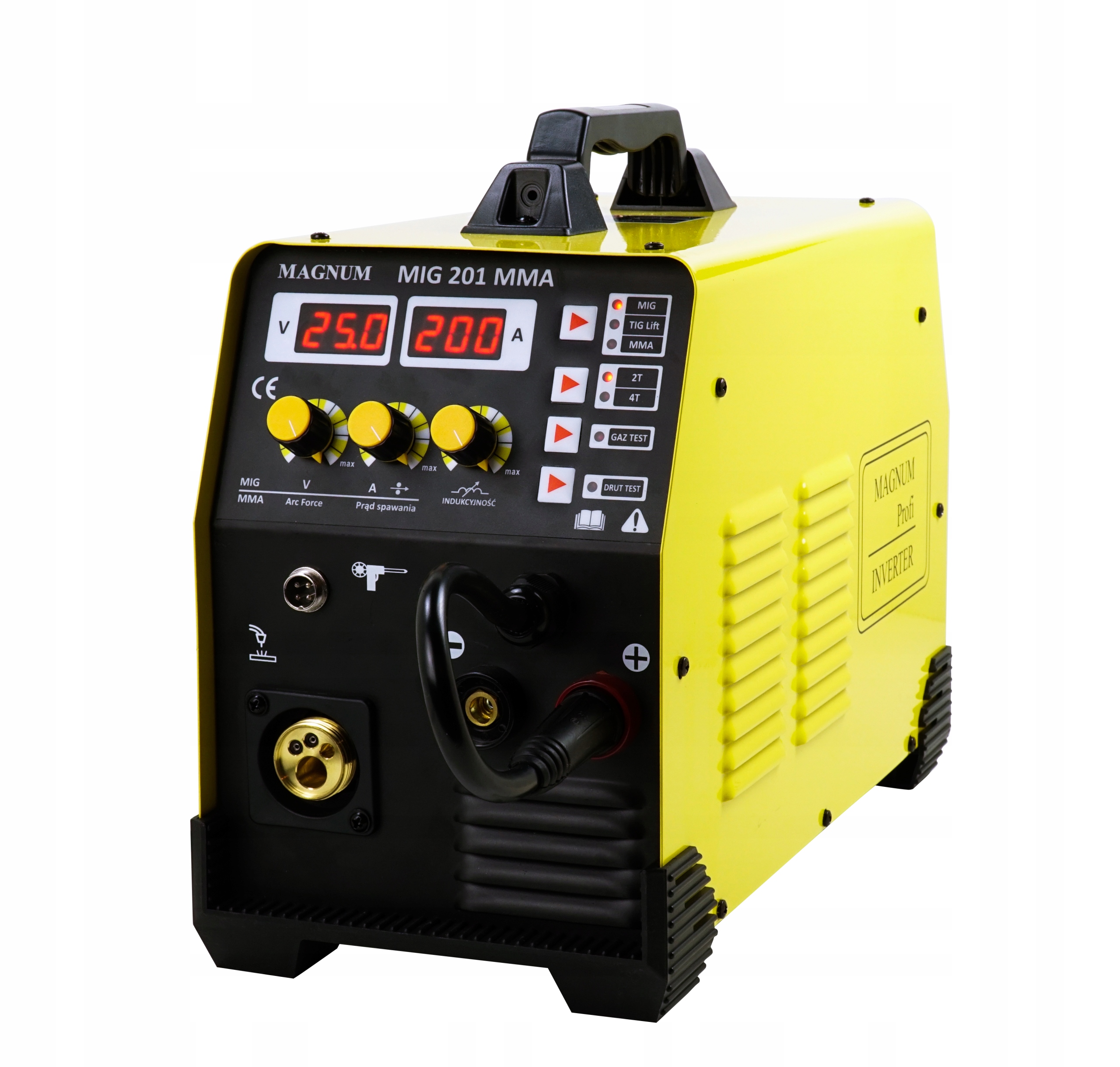 SPAWARKA MIGOMAT MAGNUM MIG 201 MMA 200A 230V Kod producenta Magnum MIG 201 RSH1