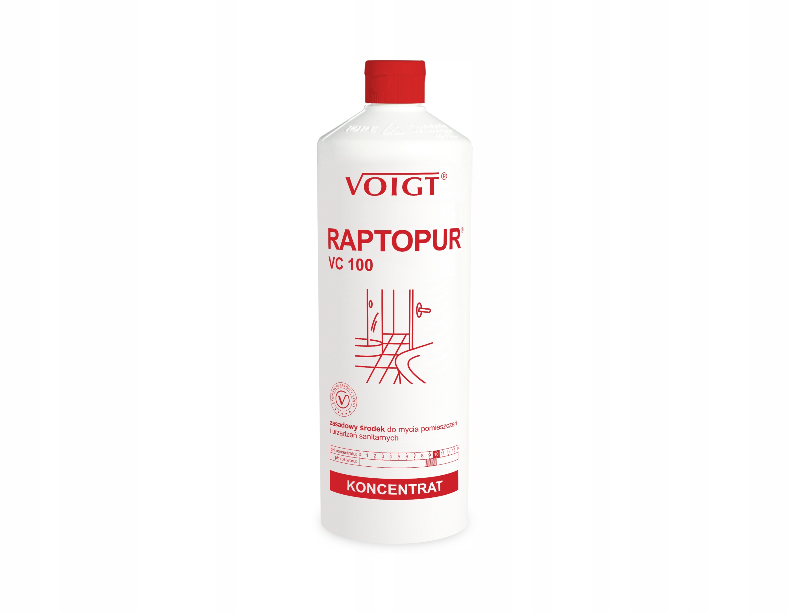 

Raptopur Voigt VC-100 do mycia pomieszczeń, 1l