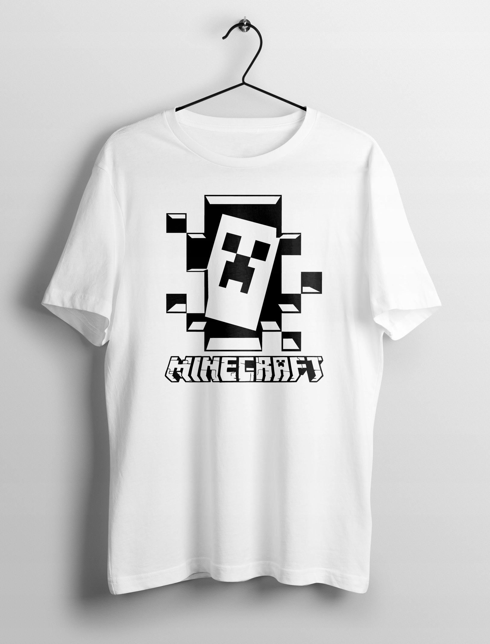 

Koszulka dziecięca biała Creeper Minecraft r. 140