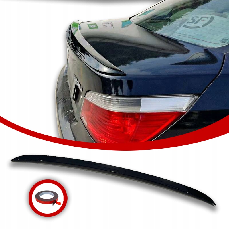 Bmw E60 Letka Spoiler M5 Vzhled Černý Lesk