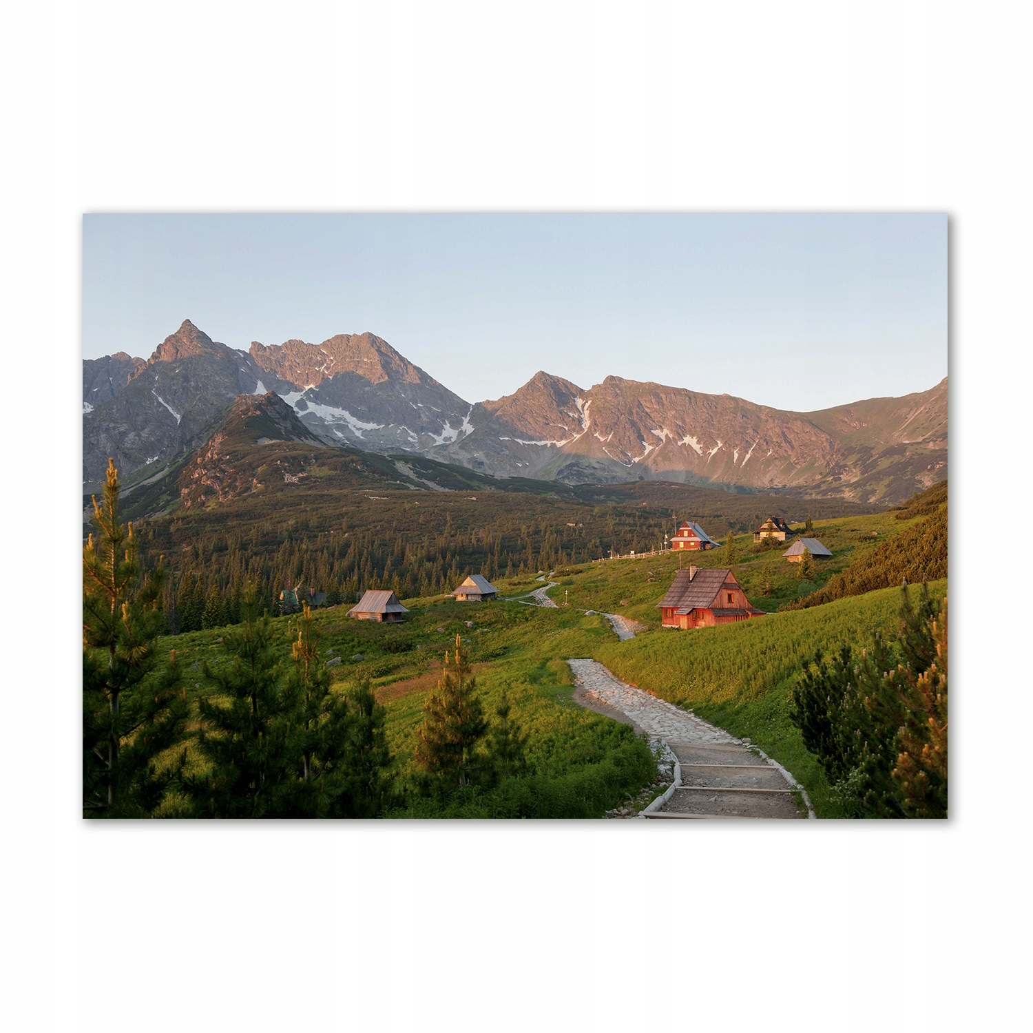 

Foto obraz szklany Polana w Tatrach 100x70