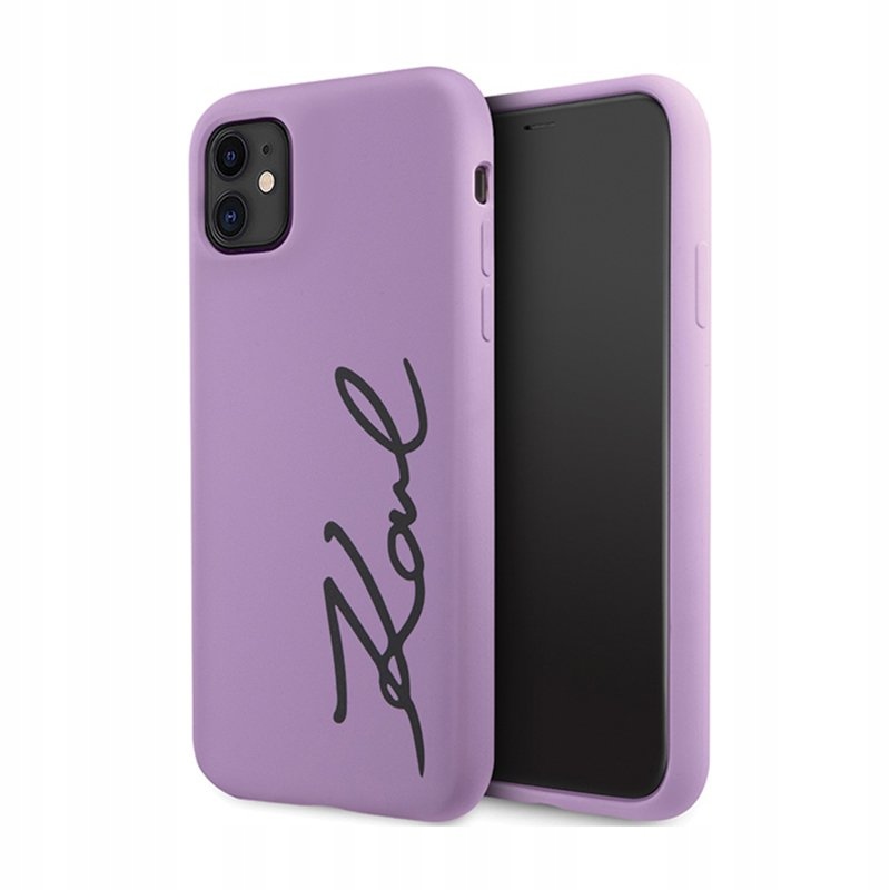 Karl Lagerfeld – Pouzdro pro iPhone 11 (fialové)