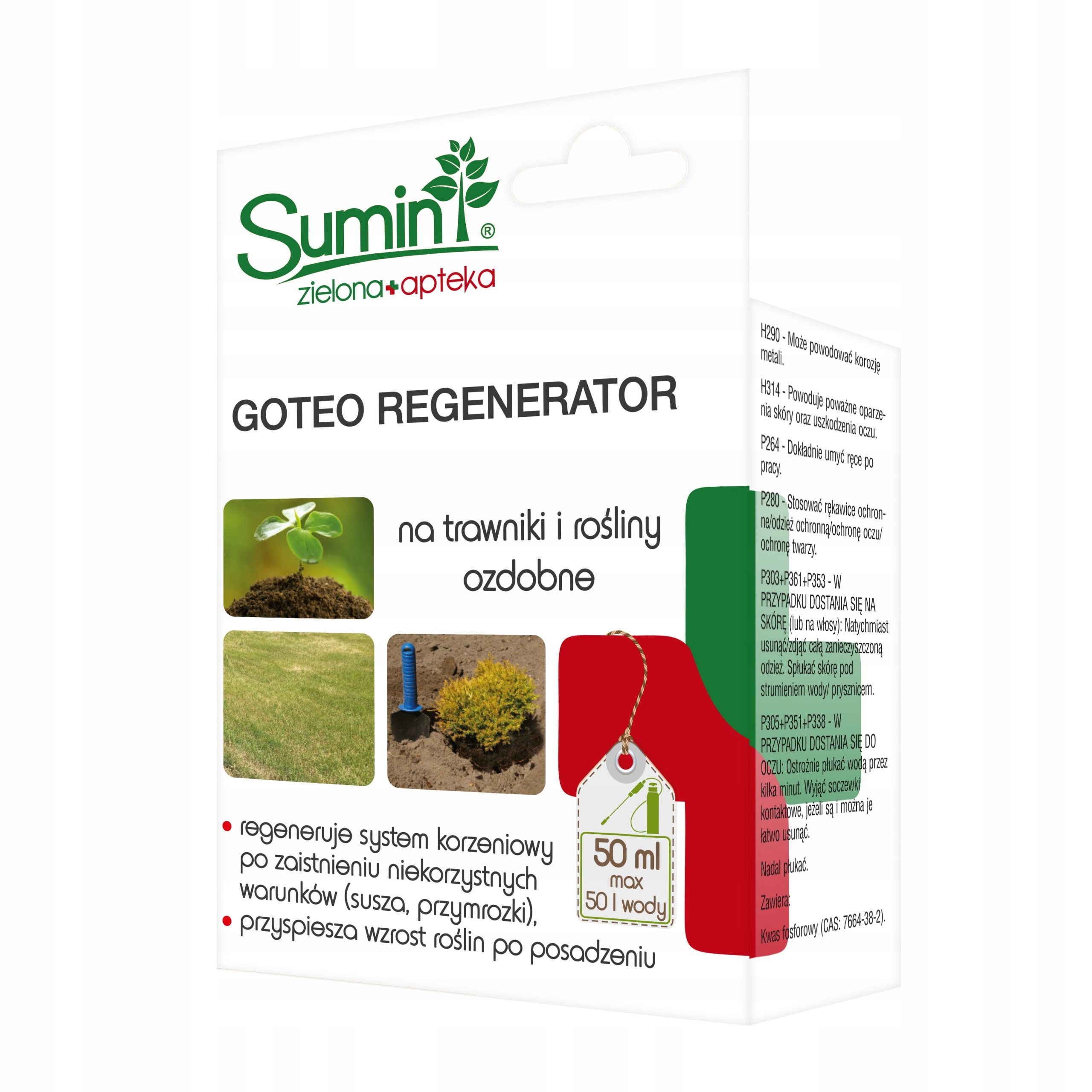 

Nawóz wieloskładnikowy Sumin płyn 50ml Goteo Regen