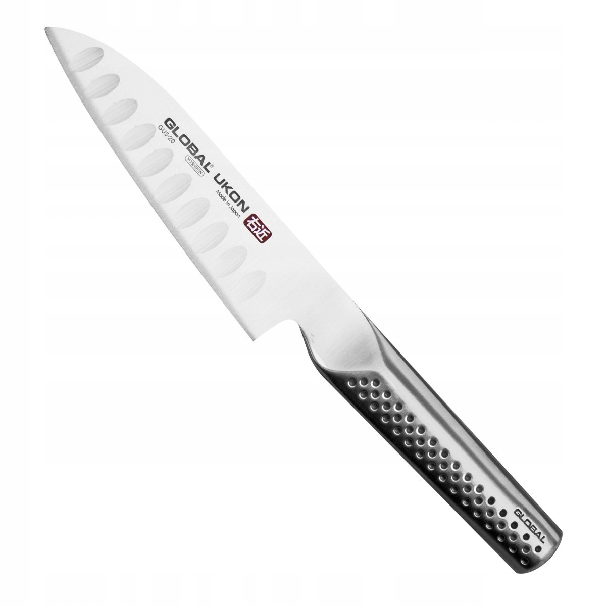 Global Ukon nôž Santoku Drážkovaný 14 cm, univerzálny