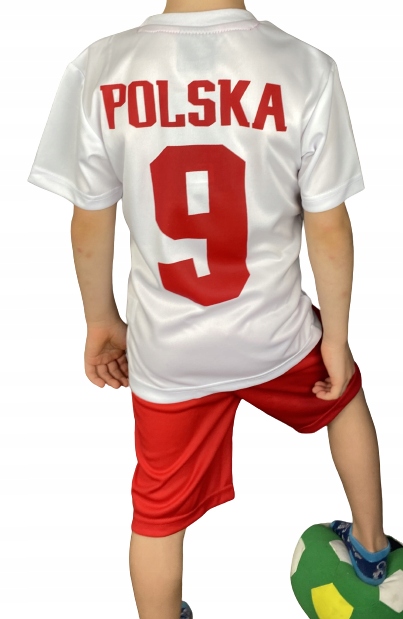 

Komplet Sportowy Koszulka Spodenki Polska 128