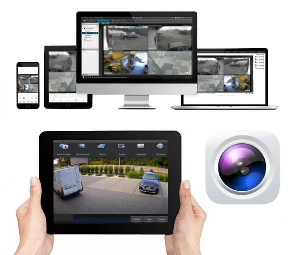 ZESTAW DO MONITORINGU UHD 8 KAMERY 8MPX KOPUŁOWE Szerokość produktu 15 cm