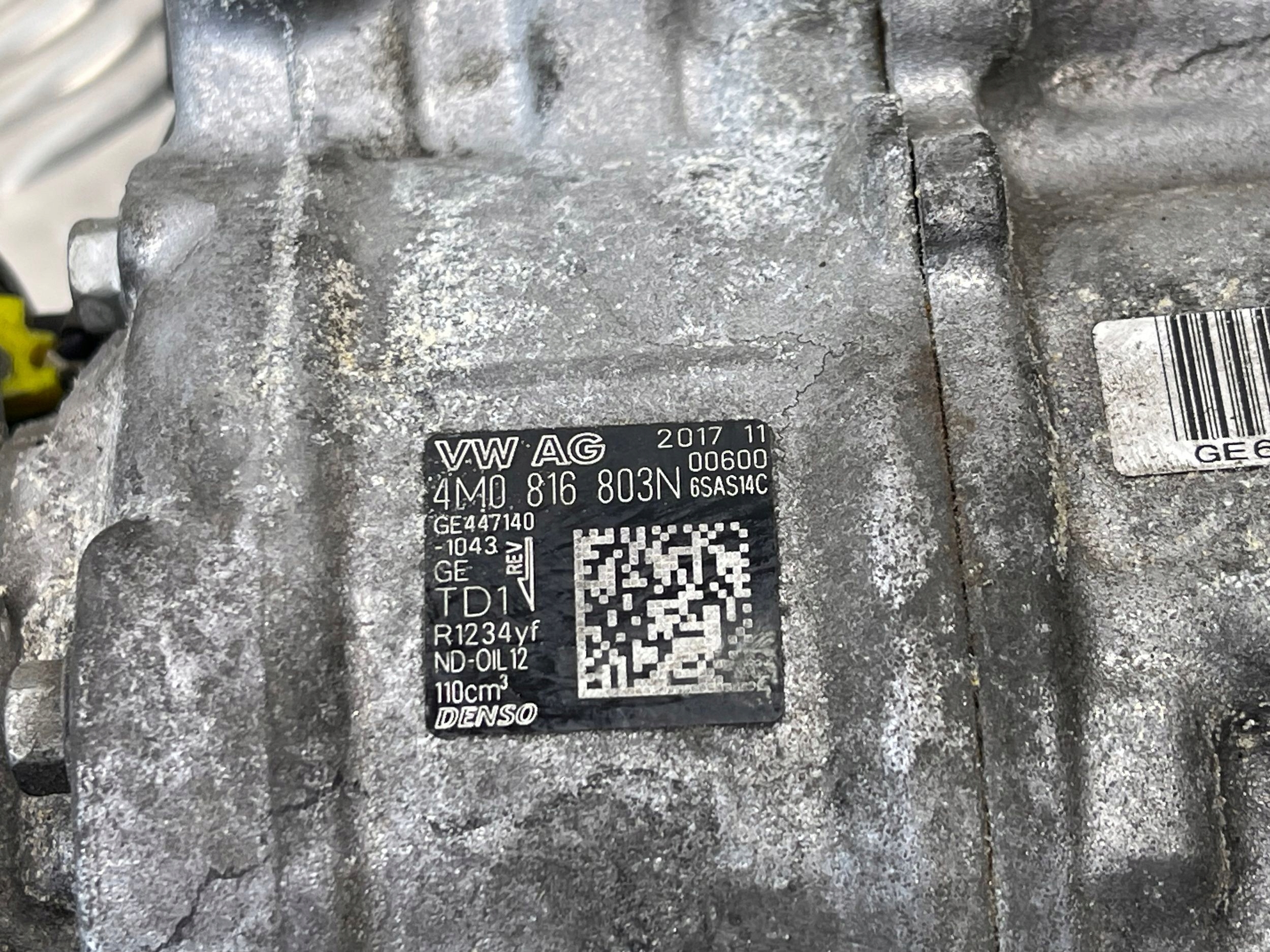 Audi Q7 4M 2018 компрессор кондиционера