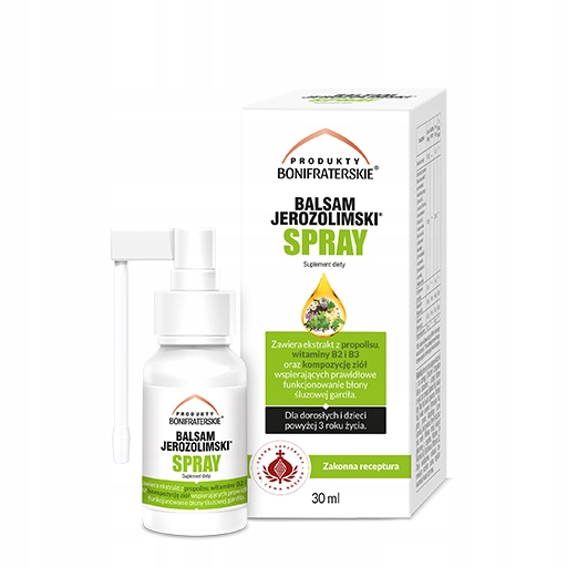 

Balsam Jerozolimski spray Produkty Bonifraterskie