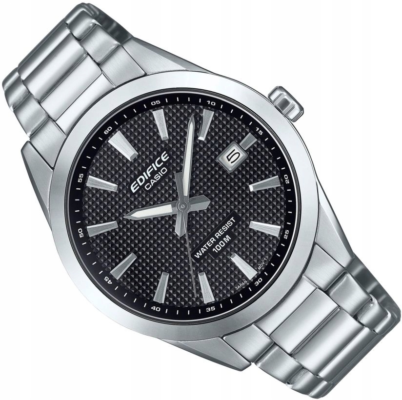 Elegantní Pánské Hodinky Casio Edifice EFV-160D-1AVEF Černé Ocelové 40 mm