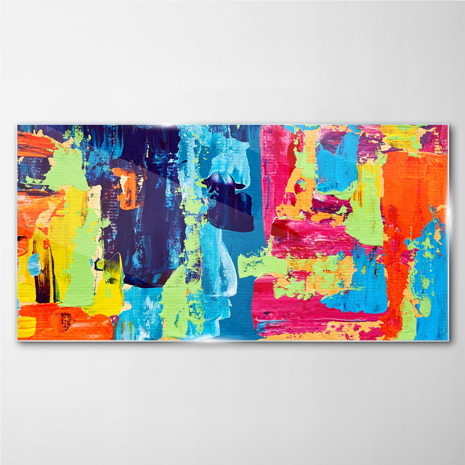 

Obraz szklany z nadrukiem Malarstwo 100x50 cm