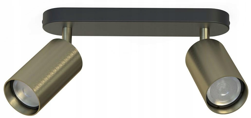 Závesná lampa Spot Eye Zlatá 2xGU10 Stropná lampa do izby do pracovne