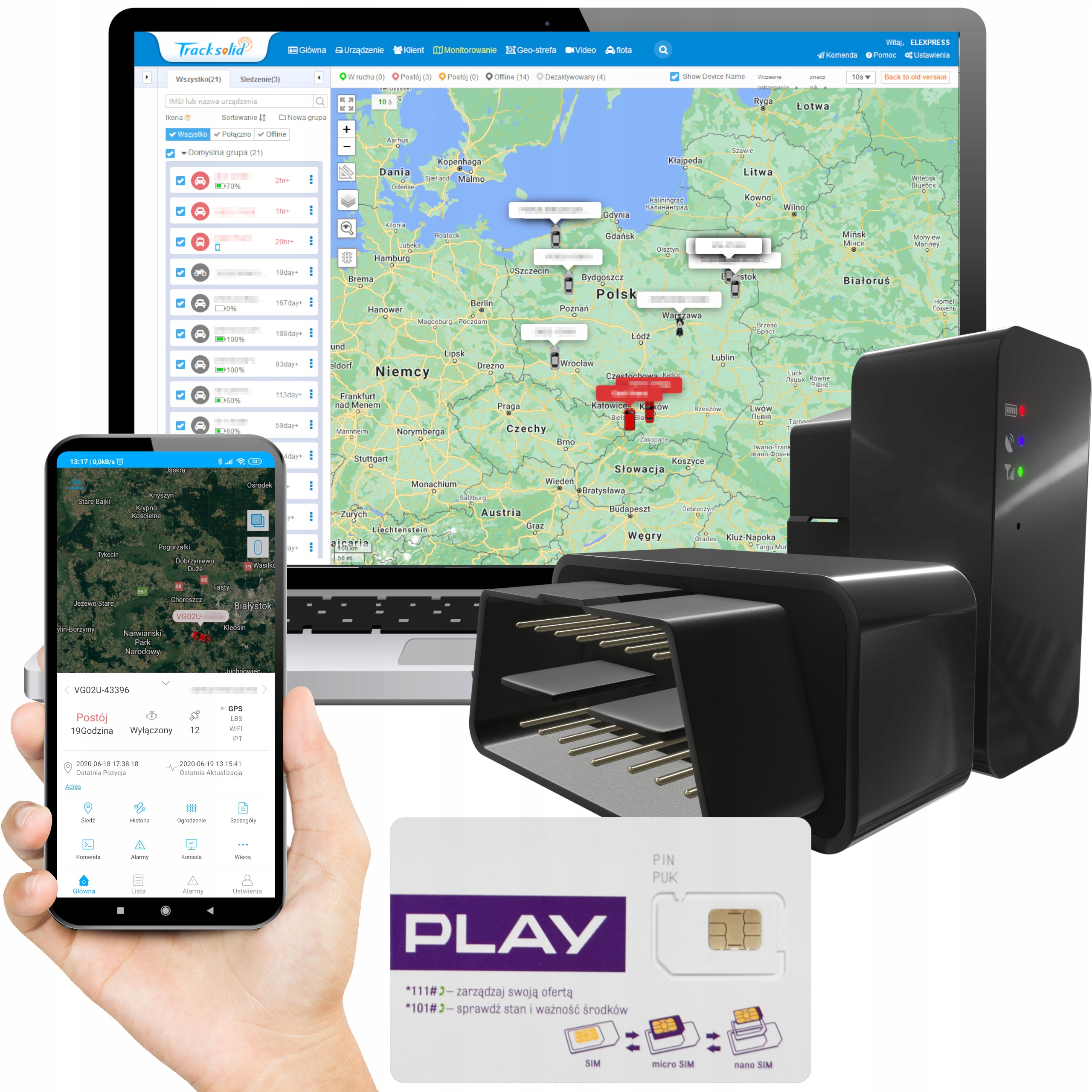 GPS OBD2 LOCATOR LIFE SERVICE APPLICATION