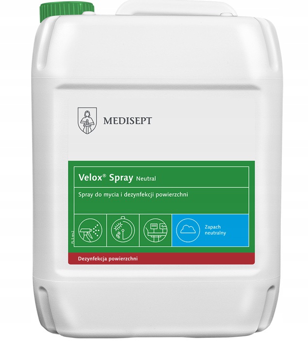 

Velox Spray Neutral Dezynfekcja 5L Medisept