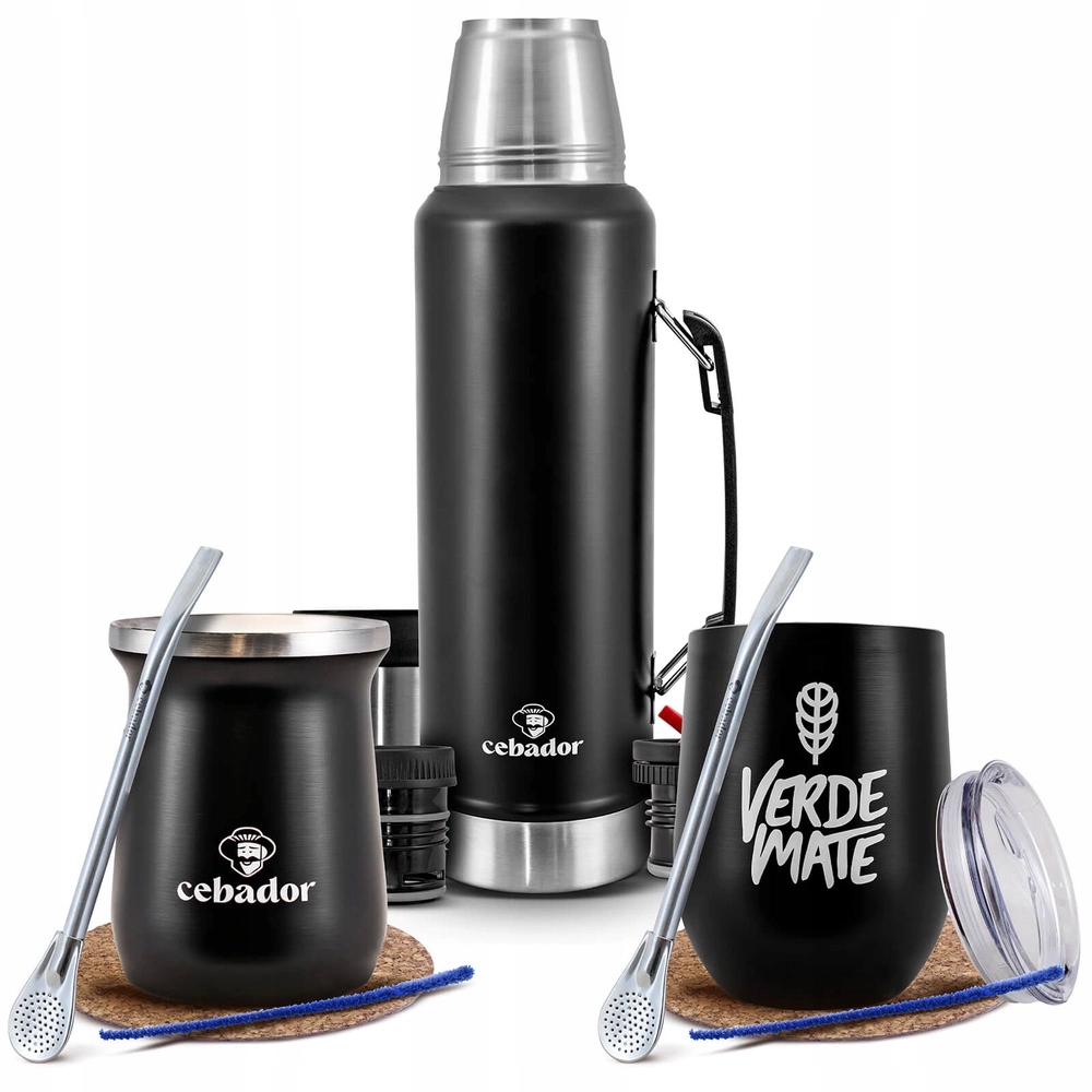 Sada pro Yerba Mate Příslušenství Termos 2 x Termos a Bombilla