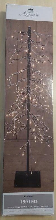 Sněhový Strom 120 CM 180 Led, Teplá Bílá Barva – IP44