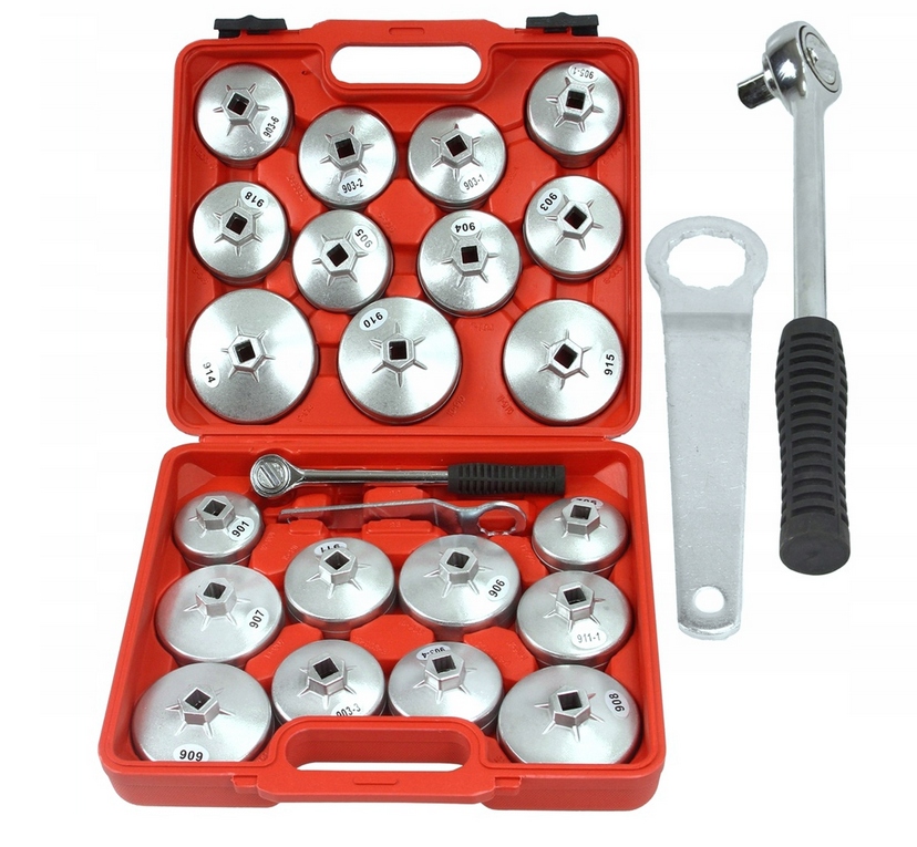 ТОРЦЕВЫЕ КЛЮЧИ ДЛЯ МАСЛЯНЫХ ФИЛЬТРОВ 23 ELEM. ALU