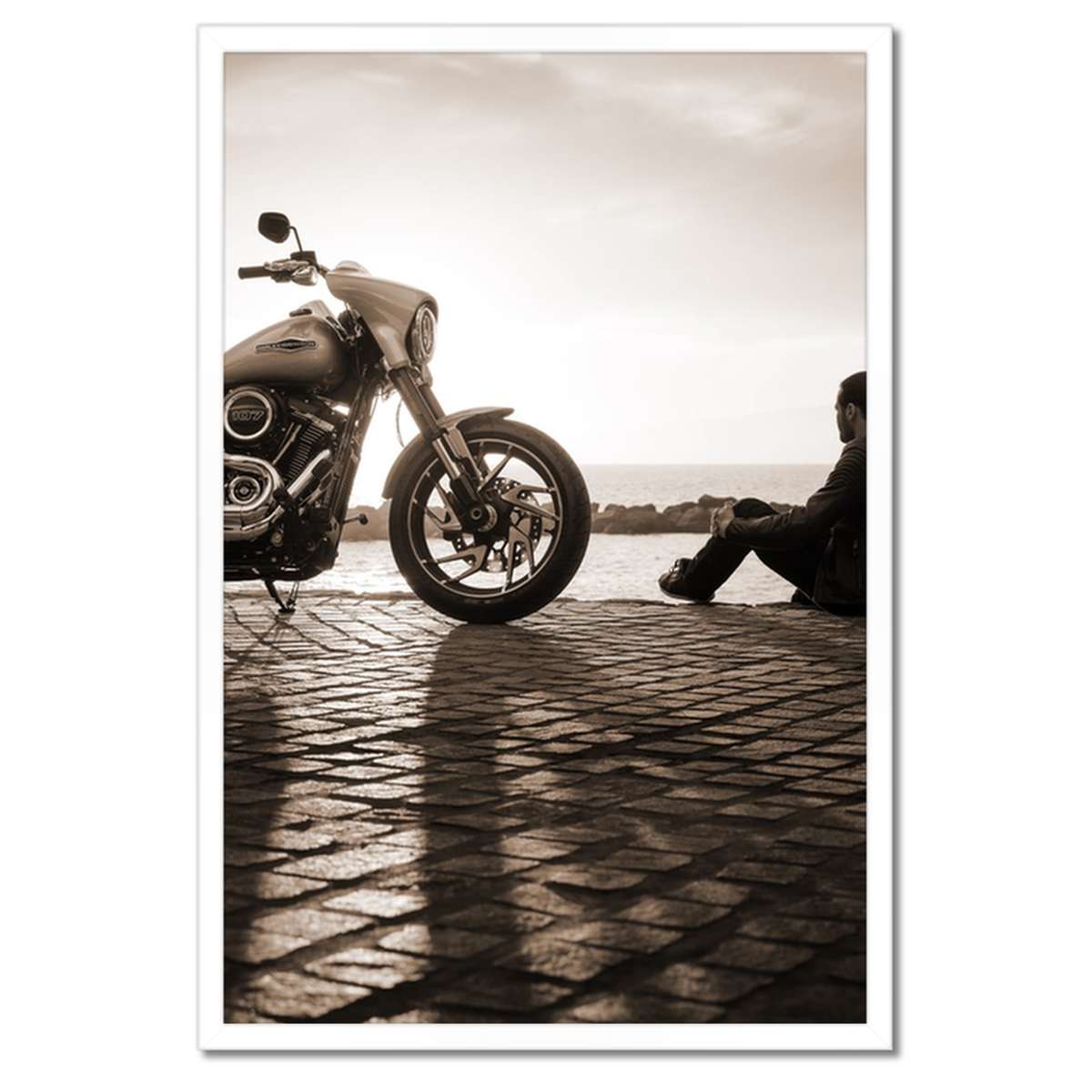 Plakáty v rámu 40x60 Harley Davidson Motocykl