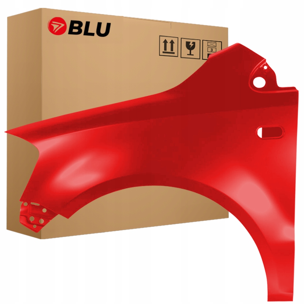 Blu Blatník Vw Fox LY3D levý červený 05-11 přední