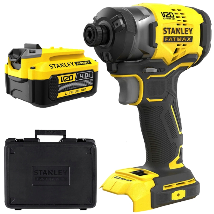Stanley Zakrętarka udarowa bezszczotkowa 18V 190Nm V20 SFMCF820B Aku 4Ah