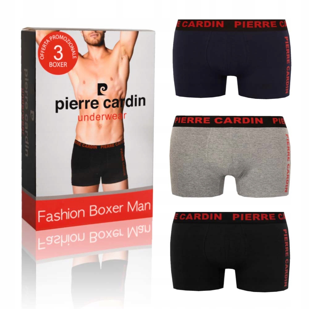 

Pierre Cardin Bokserki Męskie 3 szt. Personal L