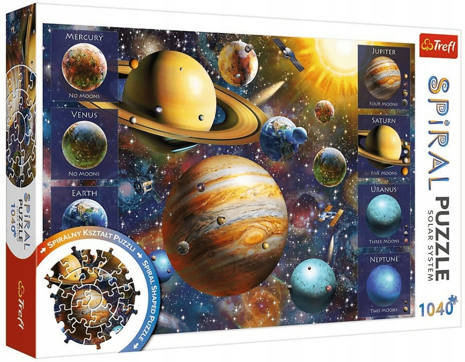 

Puzzle 1040 Spiral Układ Słoneczny Trefl