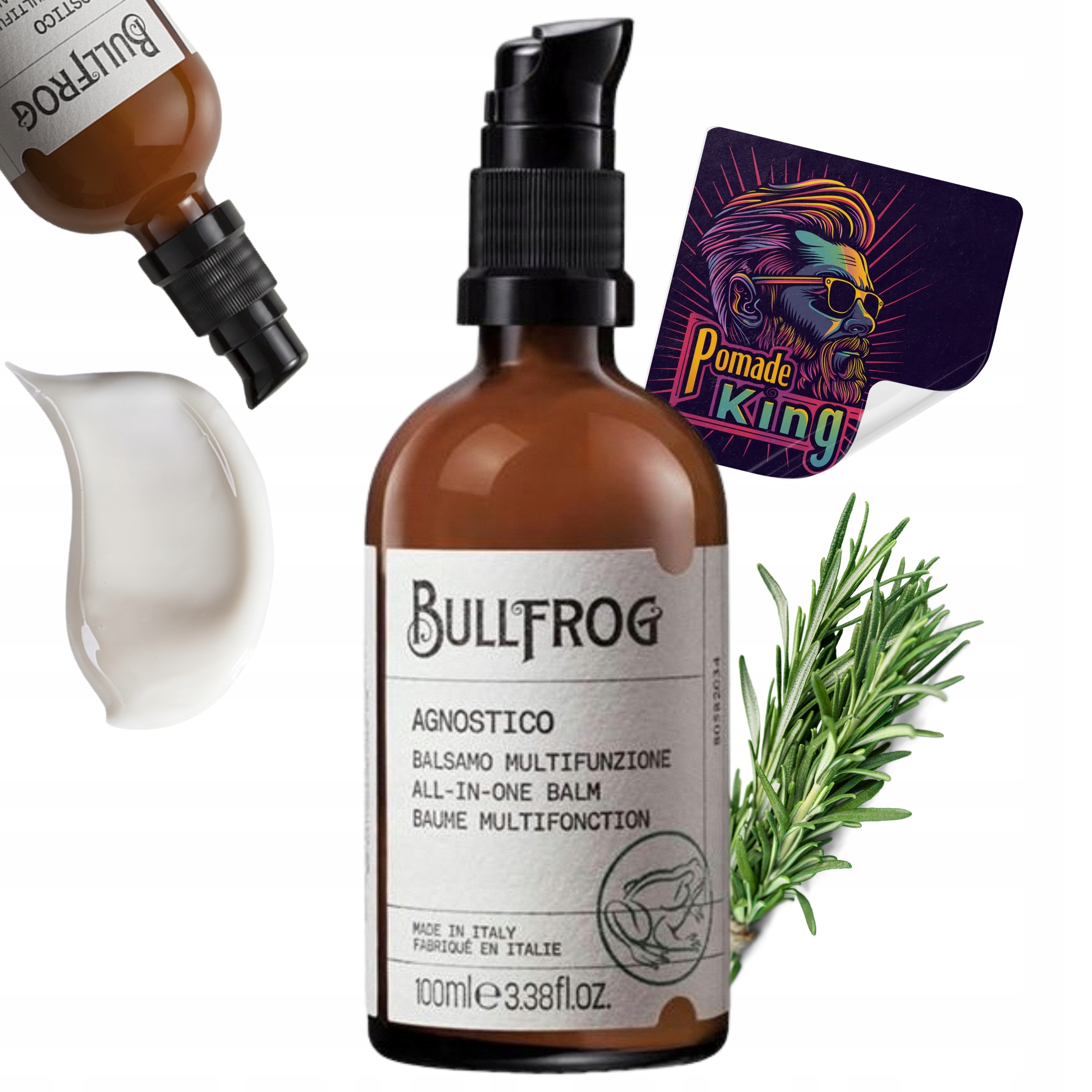 Balzám na vousy a obličej Bullfrog Agnostico 100 ml – hydratuje, zklidňuje pokožku