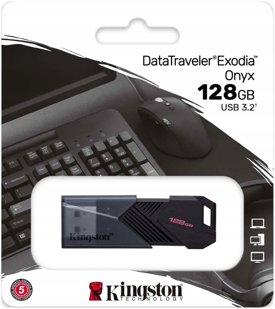 

Pendrive Kingston Data Traveler Exodia Onyx 128GB