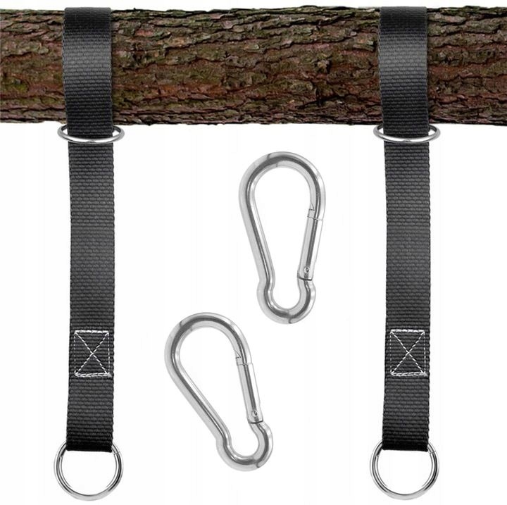 ZESTAW MOCOWANIE DO HAMAKA HUŚTAWKI LINKI TAŚMY